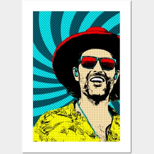 Popart Men Hat Glasses Posters and Art